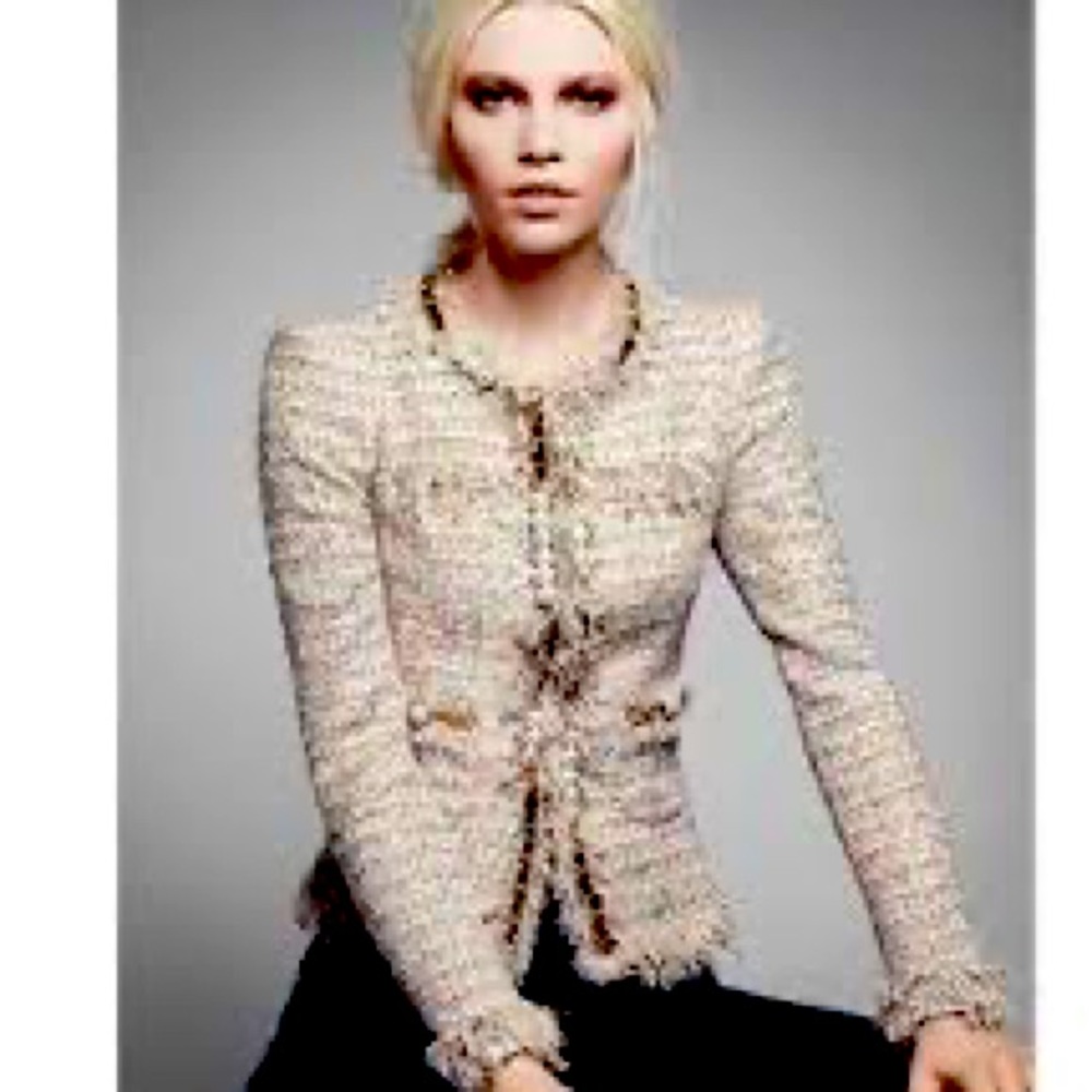 McGinn Elizabeth Tweed Boucle Blazer